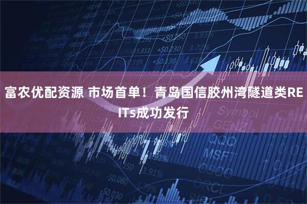 富农优配资源 市场首单！青岛国信胶州湾隧道类REITs成功发行