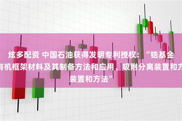 炫多配资 中国石油获得发明专利授权：“锆基金属-有机框架材料及其制备方法和应用、吸附分离装置和方法”