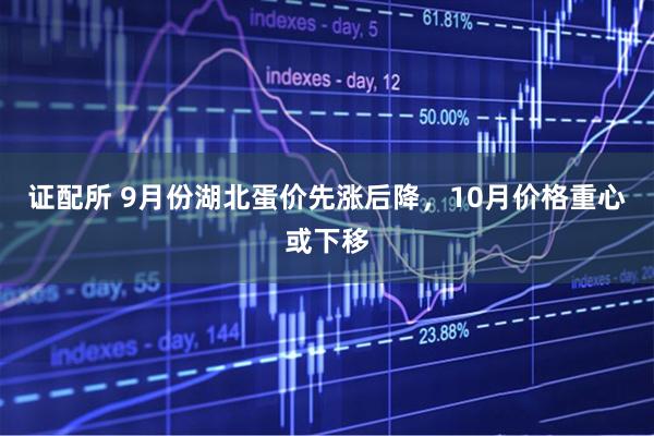 证配所 9月份湖北蛋价先涨后降,10月价格重心或下移