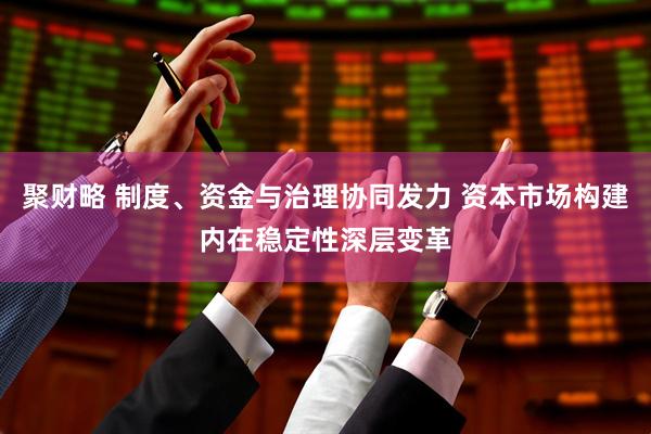 聚财略 制度、资金与治理协同发力 资本市场构建内在稳定性深层变革